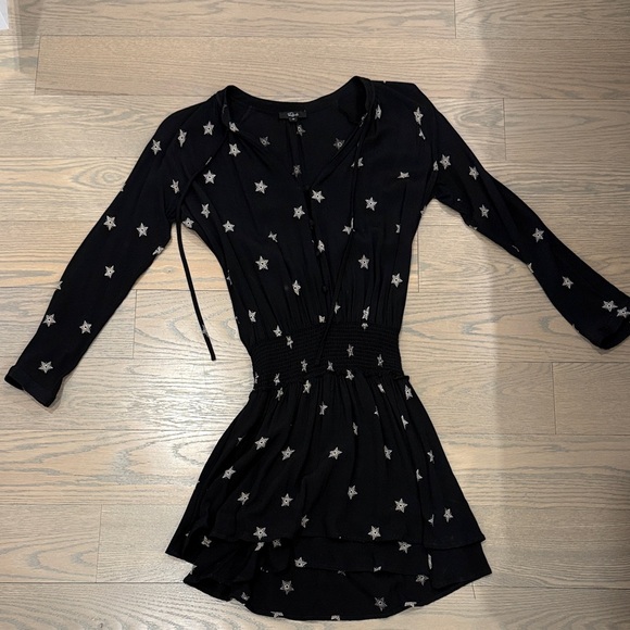 Rails Black Star Patterned Dress - Picture 1 of 1